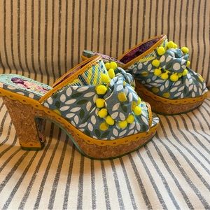 Irregular Choice Brand New, Never Worn Cork Heels